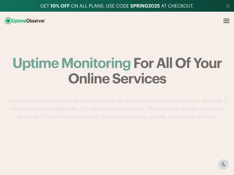UptimeObserver