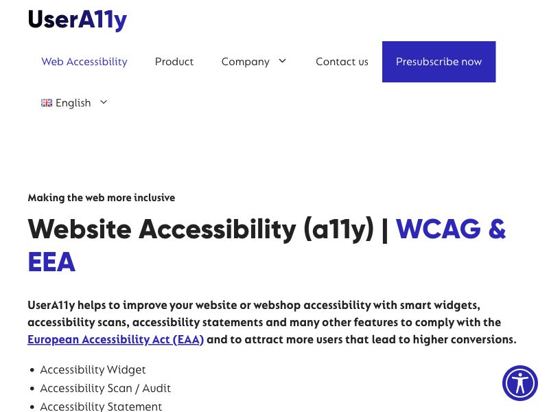 UserA11y Screenshot