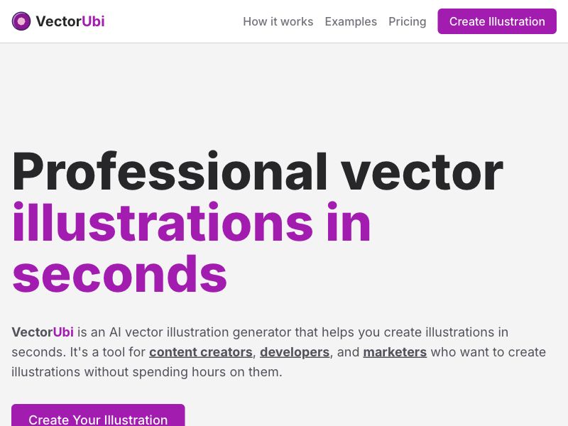 VectorUbi Screenshot