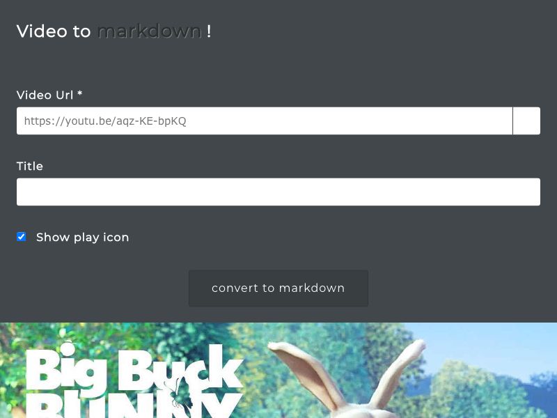 Video to Markdown Screenshot