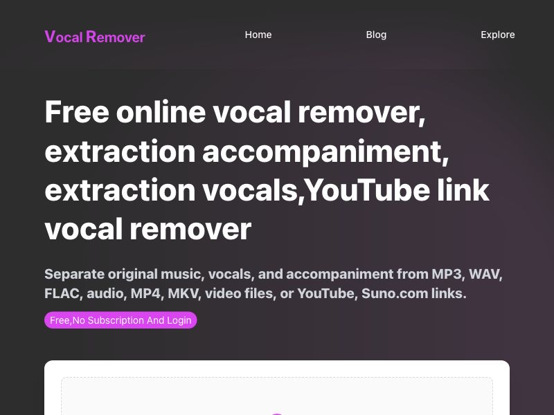 Vocal Remover Oak