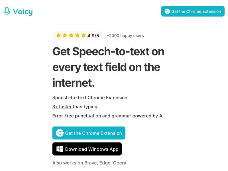 Voicy - Speech-To-Text