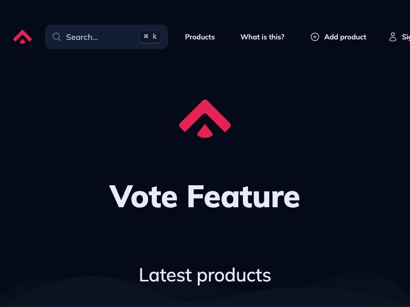 VoteFeature Screenshot