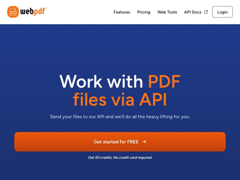 WebPDF Screenshot