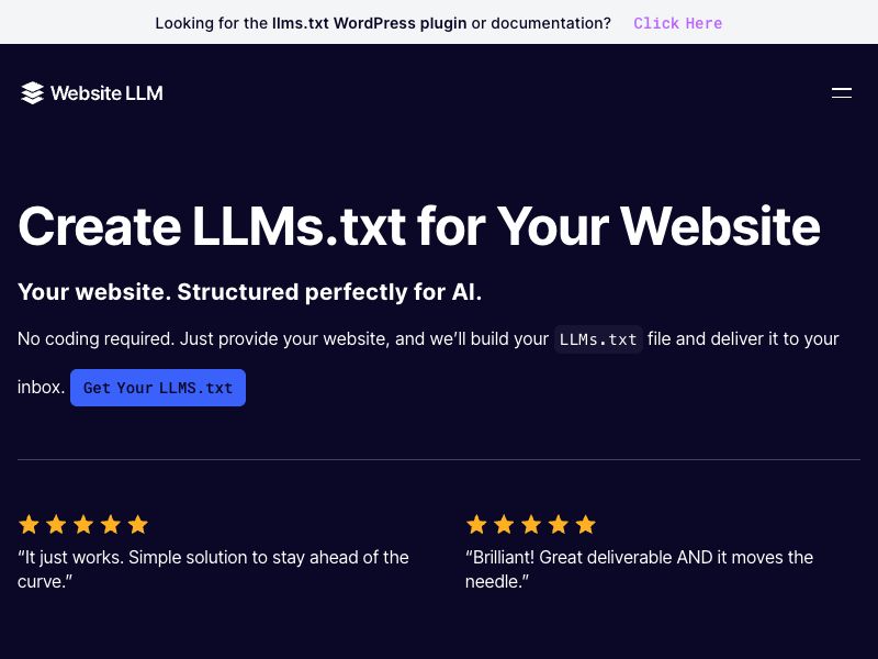 Website LLM