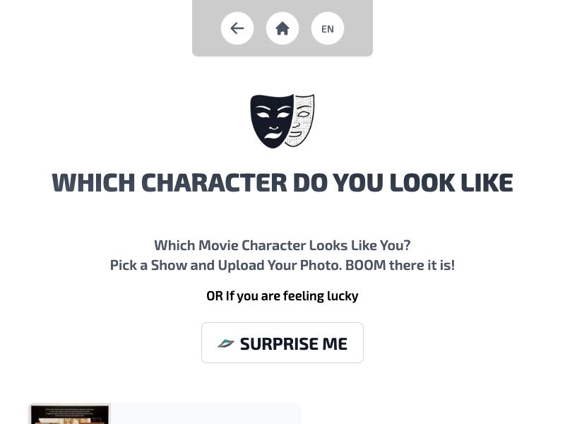 What Movie Character Do I Look Like