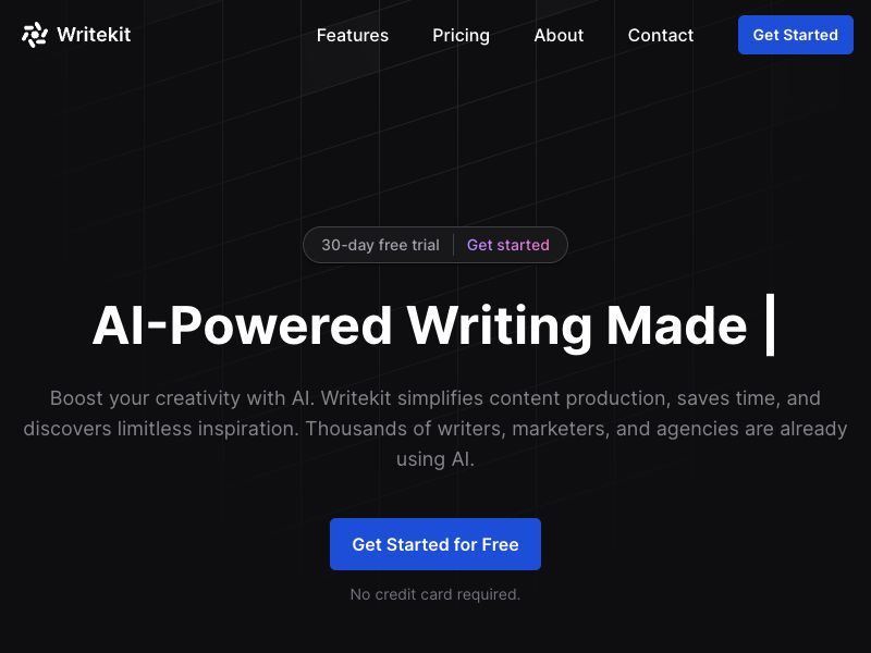 Writekit Screenshot