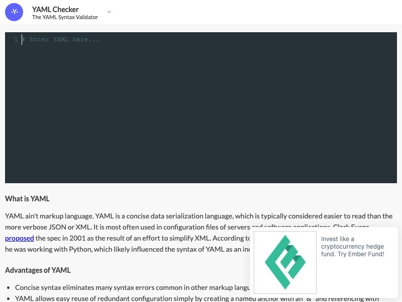 YAML Checker