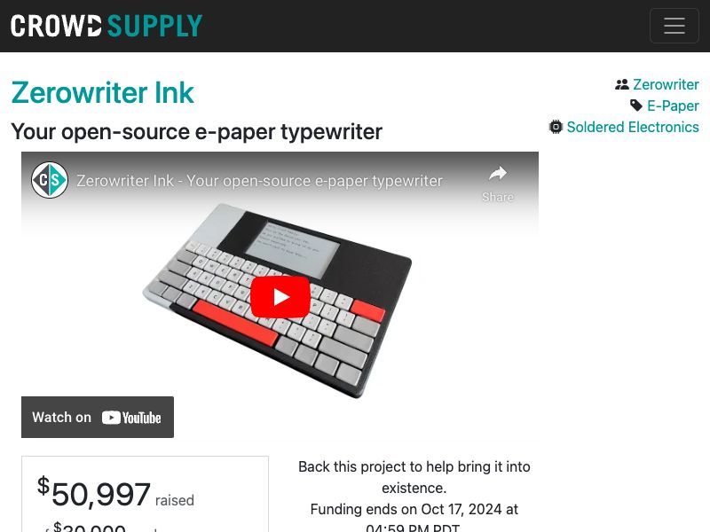 Zerowriter Ink