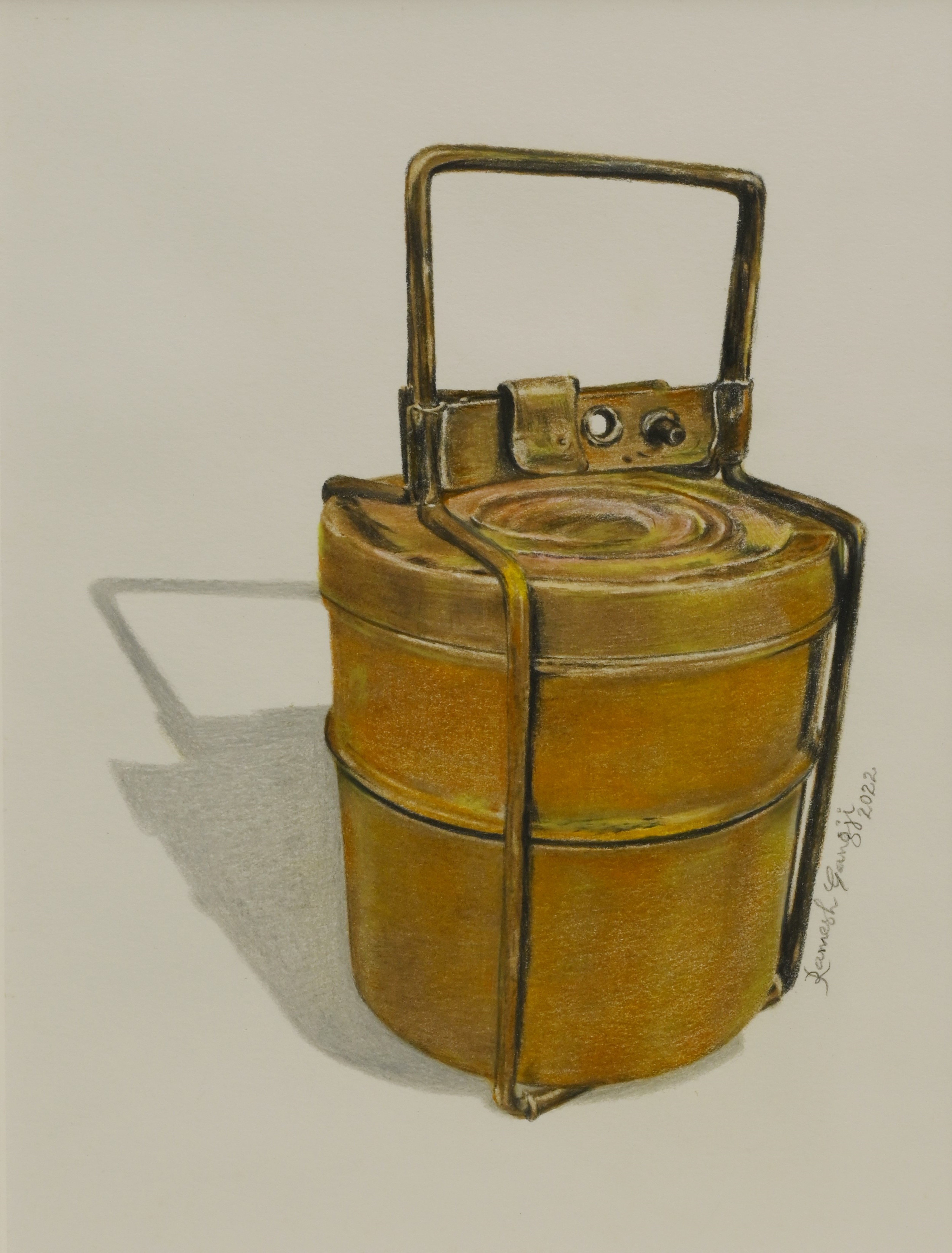 Brass Bucket Old Carriage