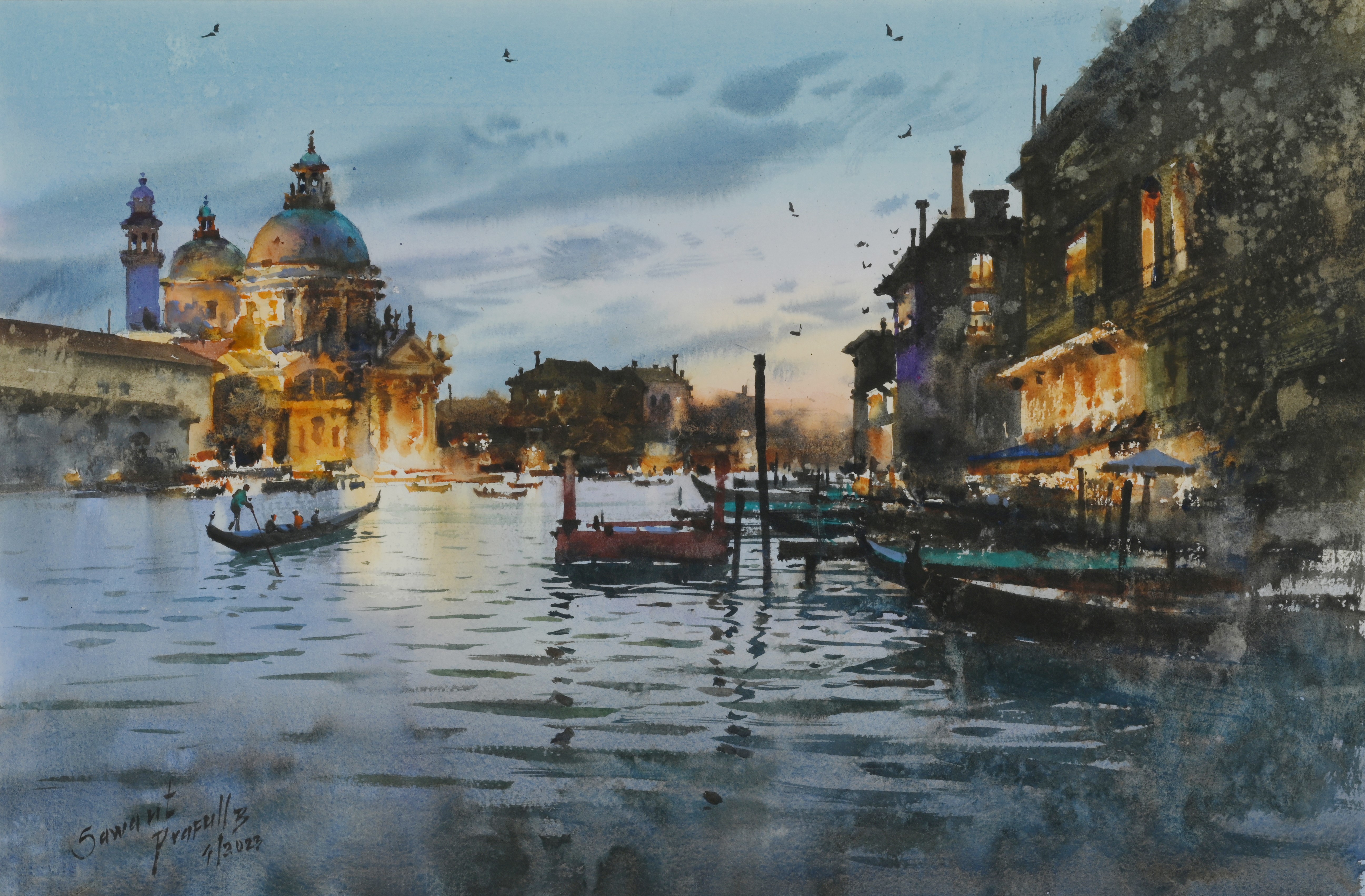 Evening at Grand Canal
