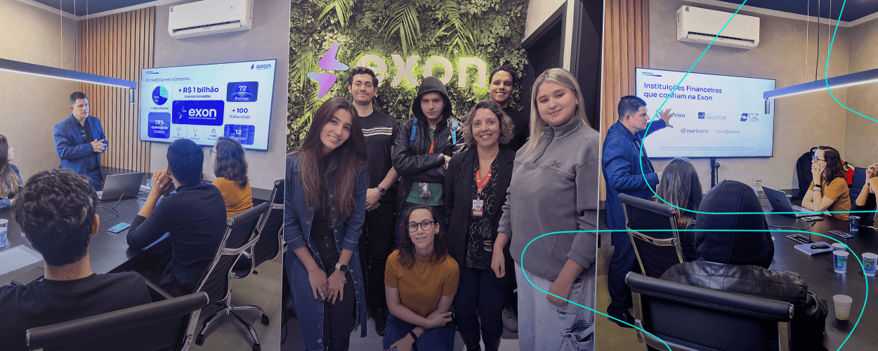 Conhecimento além da sala de aula: alunos da USC visitam a Exon e vivem a prática do mercado cambial