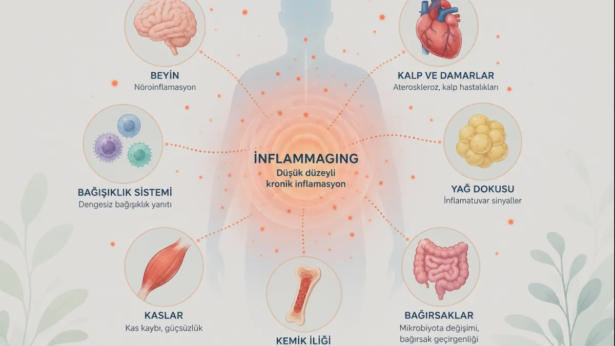 Yaşlanmanın Sessiz Hastalık Zemini, Inflammaging