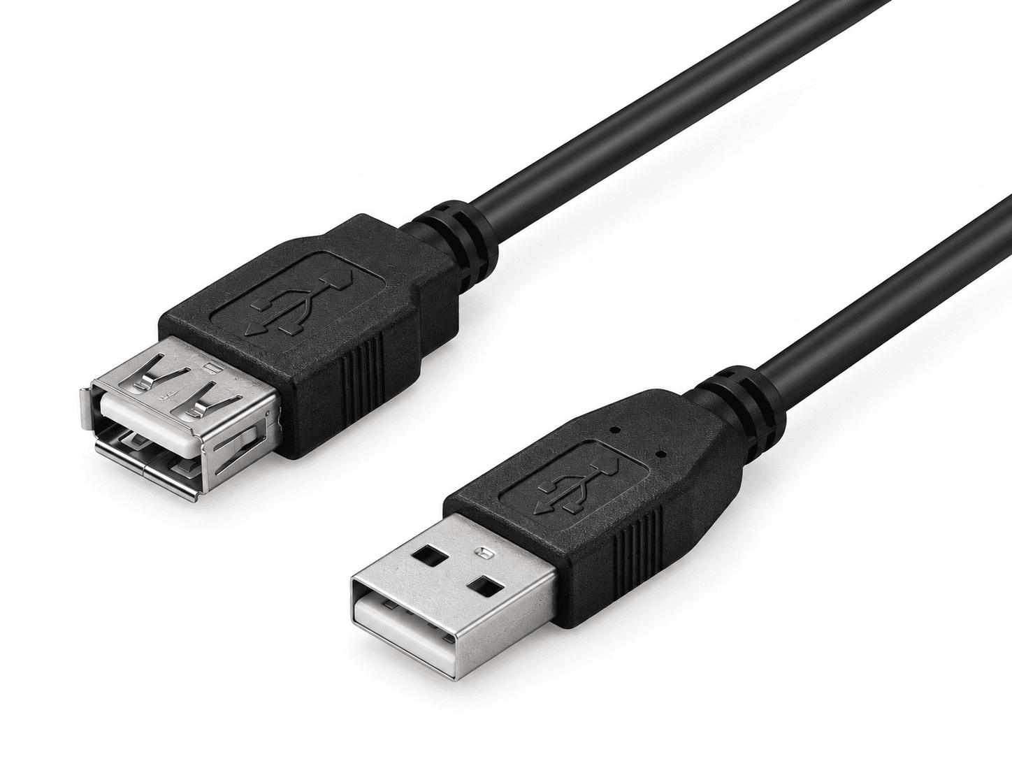 CABO EXTENSOR USB VINIK 2.0 (USB 2.0 FEMEA x USB 2.0 MACHO) 3 METROS UAMAF-3 PRETO