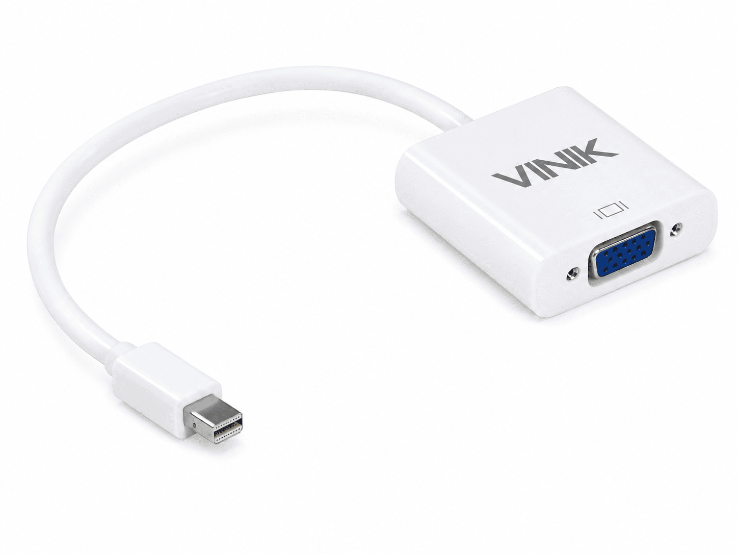 ADAPTADOR MINI DISPLAYPORT(M) x VGA(F) VINIK 15CM AMDP-VF15CM