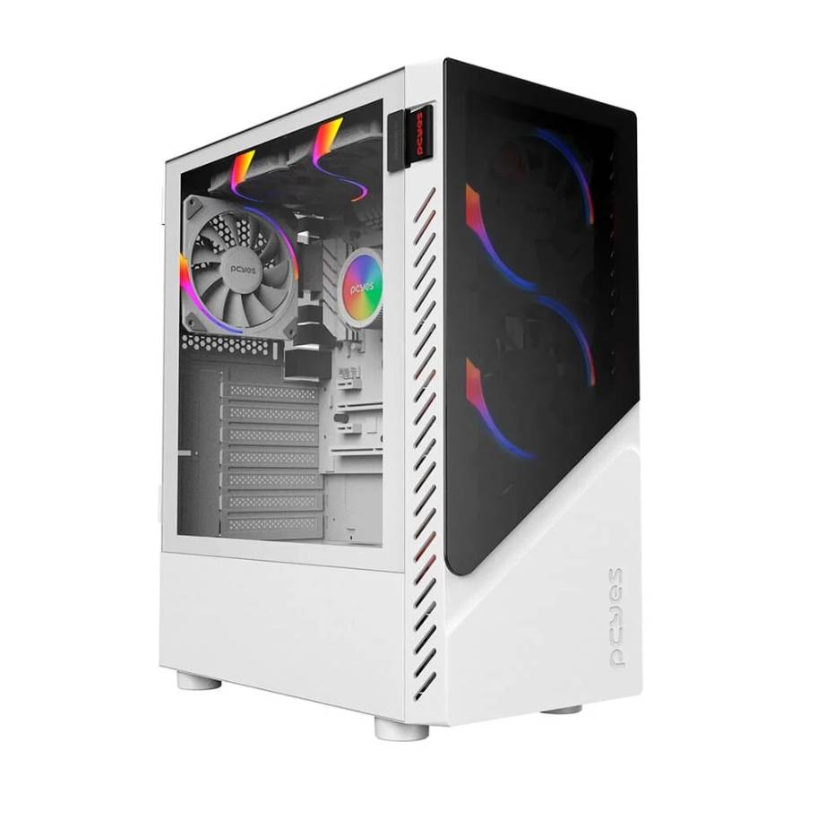 GABINETE GAMER PCYES SET BRANCO GHOST - GSWGPBR
