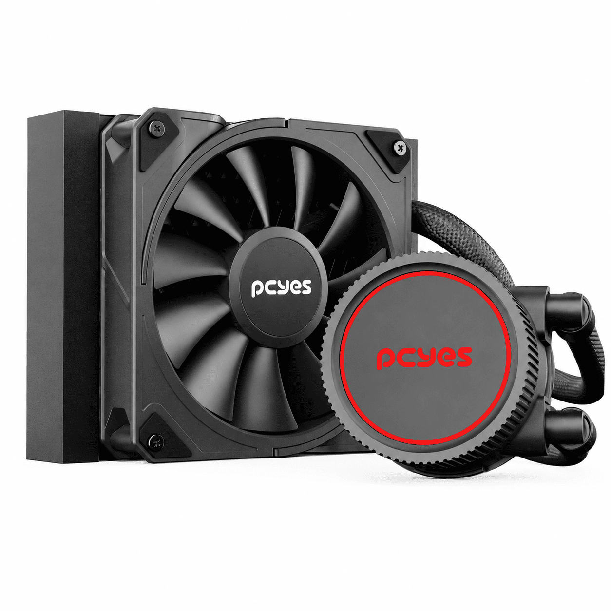 WATER COOLER PCYES SANGUE FRIO 3 BLACK VULCAN 120MM WCSF3120BR