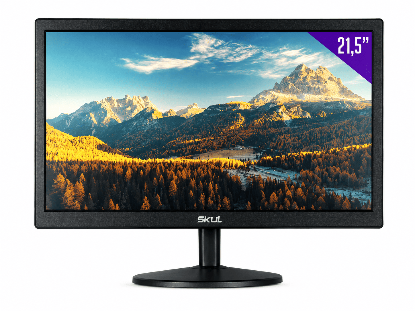 MONITOR SKUL SM2155MS 21,5" / VGA - HDMI / VESA / FHD / TN / 75HZ* / PRETO