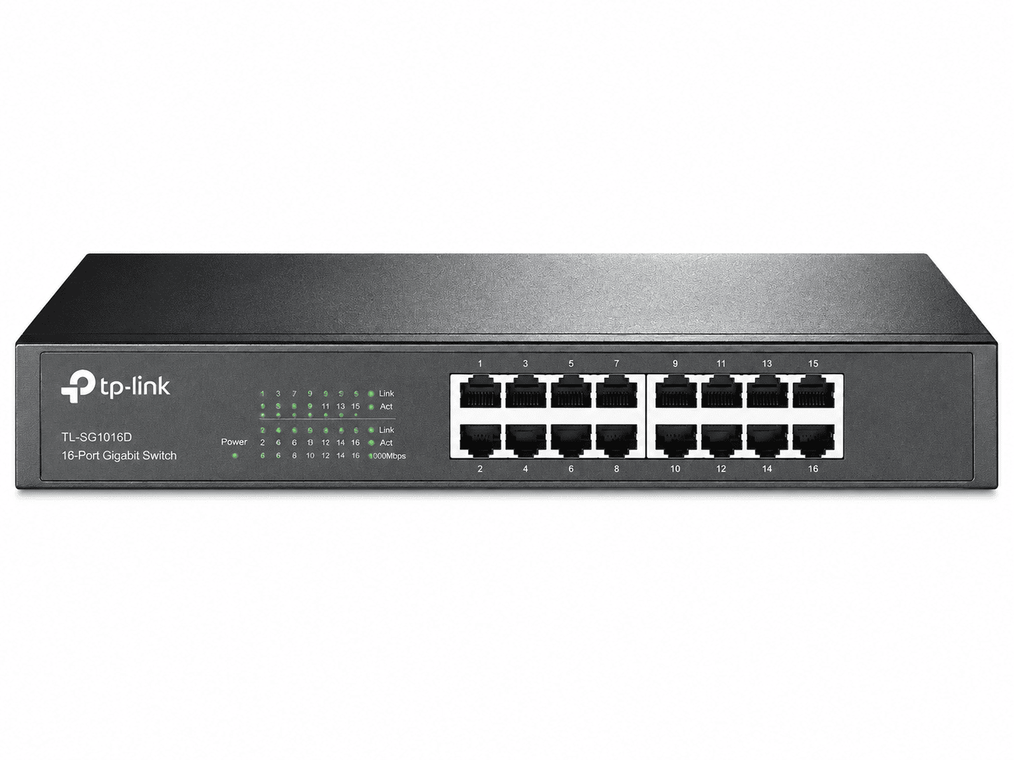 SWITCH TP-LINK 16 PORTAS GIGABIT 10/100/1000 TL-SG1016D