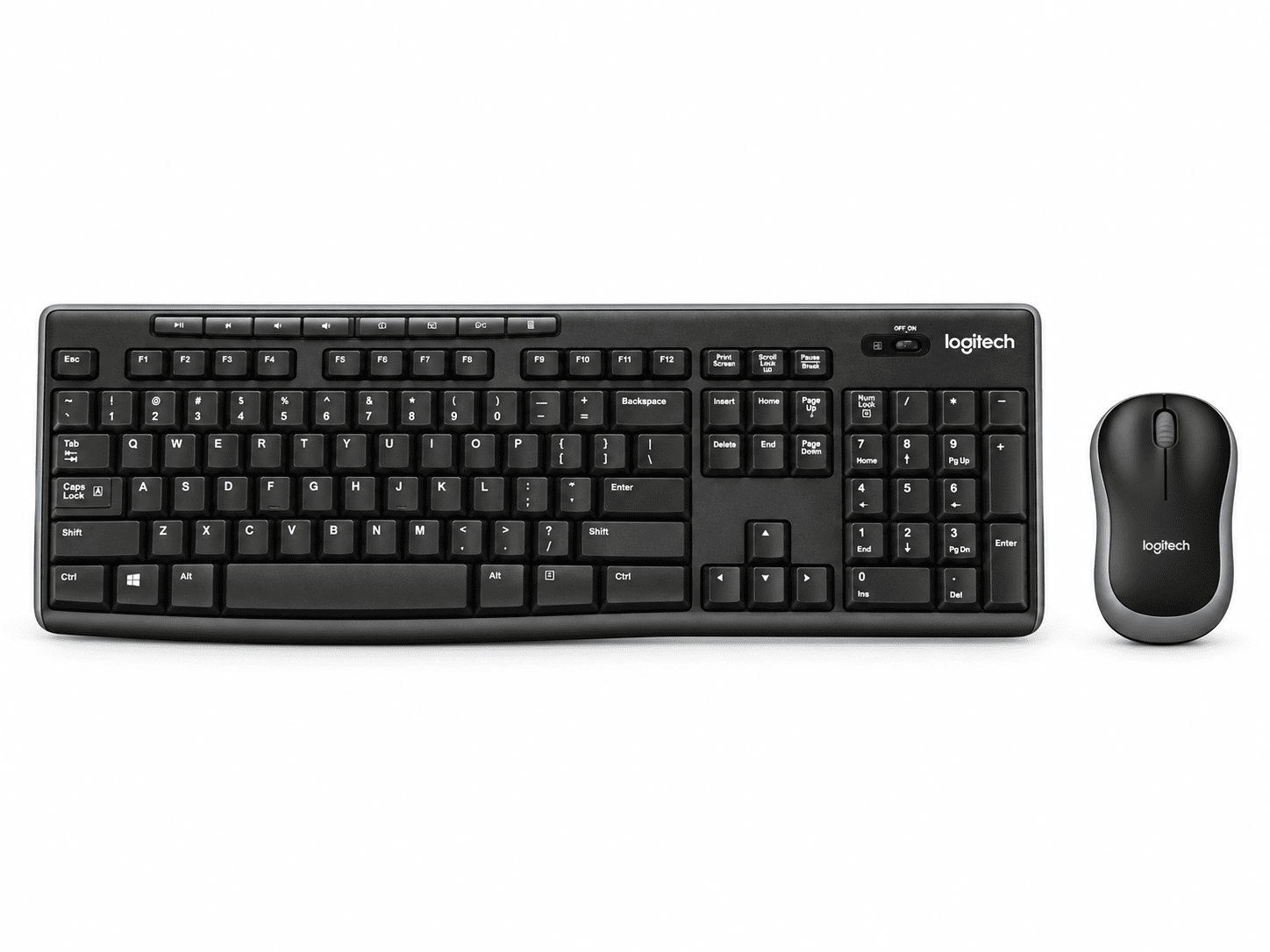 KIT TECLADO E MOUSE WIRELESS LOGITECH MK270