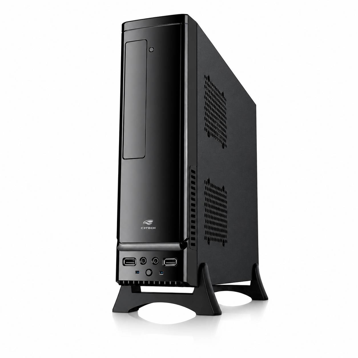 GABINETE SLIM MICRO ATX C3 TECH DT-100V2BK COM FONTE SFX PS-200SFX PRETO