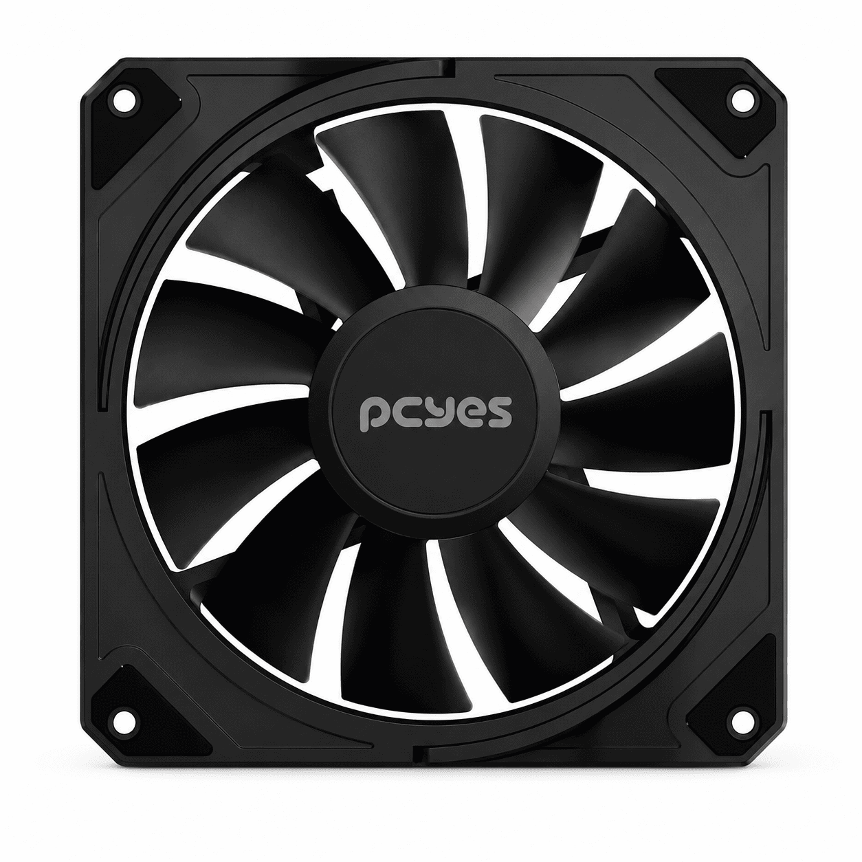 COOLER FAN PCYES 120X120X25MM SANGUE FRIO 3 BLACK VULCAN FSF3BR