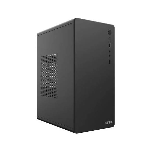 GABINETE MICRO ATX VINIK CORPORATIVO VK04 COM FONTE 200W - GVK04 PRETO