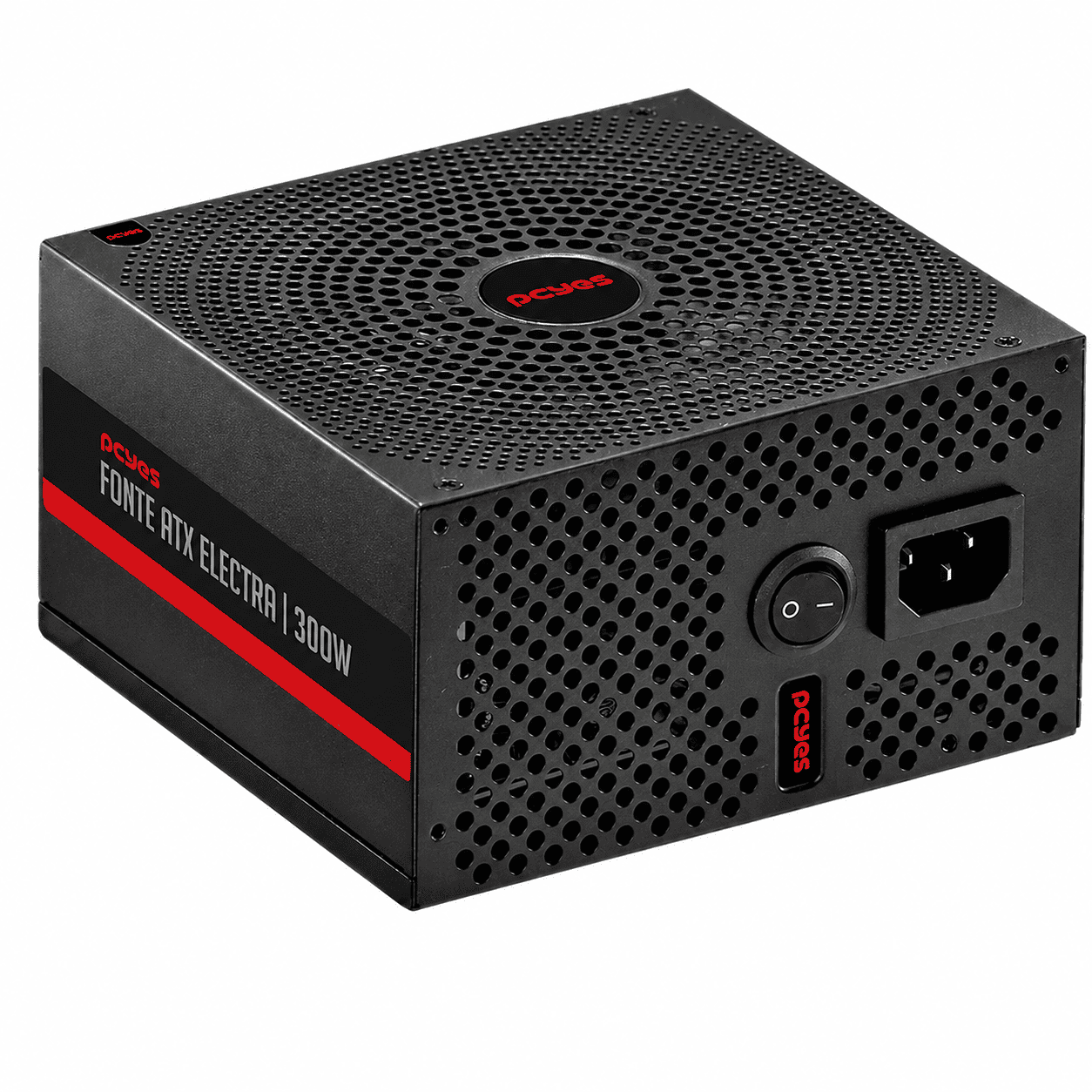 FONTE ATX PCYES 300W ELECTRA PFC ATIVO - ELEC300W