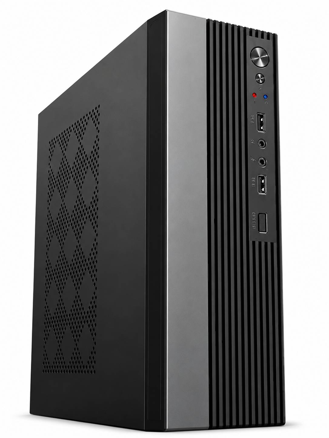 GABINETE SLIM K-MEX MICRO ATX GM-02CK COM FONTE 200W PB-200 PRETO