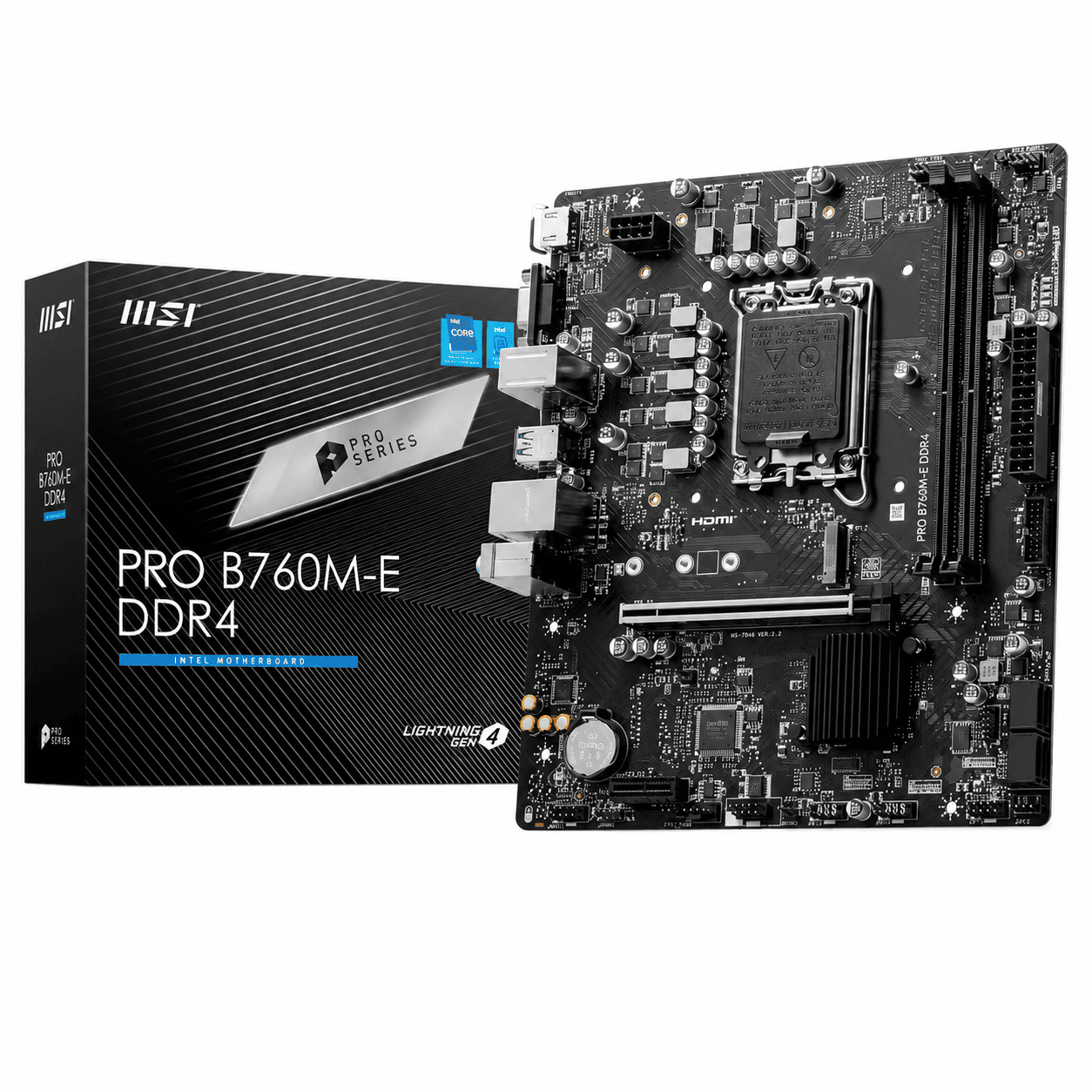 PLACA-MAE MSI PRO B760M-E DDR4 LGA 1700