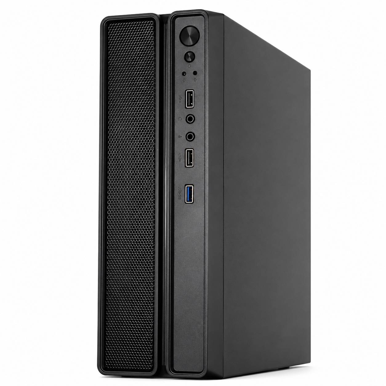 GABINETE SLIM BLUECASE SLIMDESK BG-2002 COM FONTE 200W PRETO