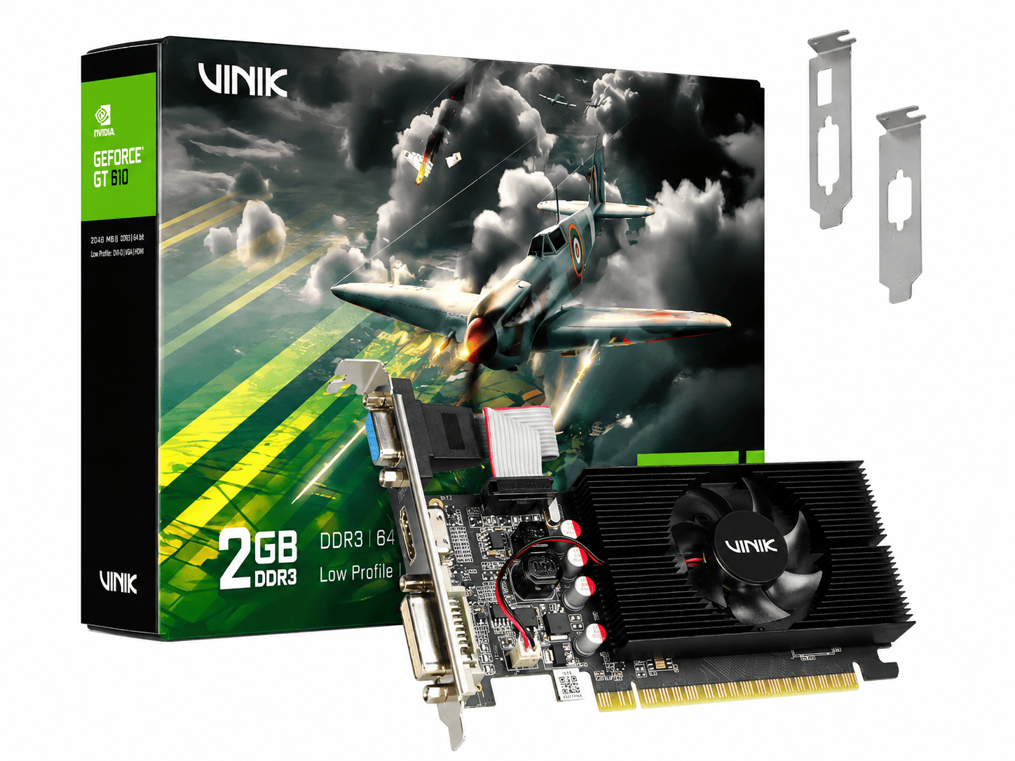PLACA DE VIDEO VINIK G 210 1GB DDR3 64 BITS VGA/HDMI/DVI-I GPUVK2101GBLP