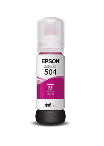 REFIL TANQUE TINTA EPSON T504 MAGENTA L4150/60/6171 T504322-BR