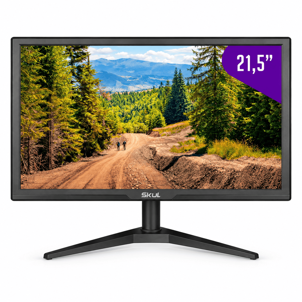 MONITOR SKUL SM2155MS75Y 21,5" / VGA - HDMI - VESA / FHD / 75HZ* / PRETO