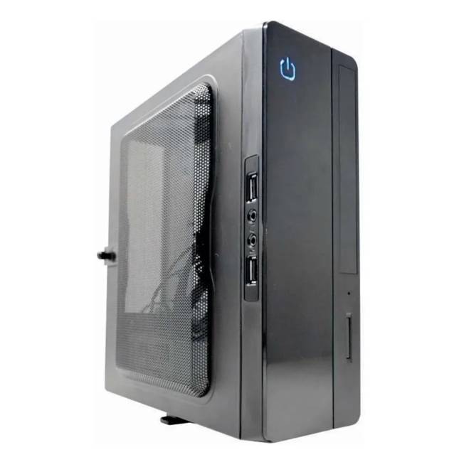 GABINETE MINI ITX K-MEX GI-10S1 COM FONTE PF130KFF PRETO