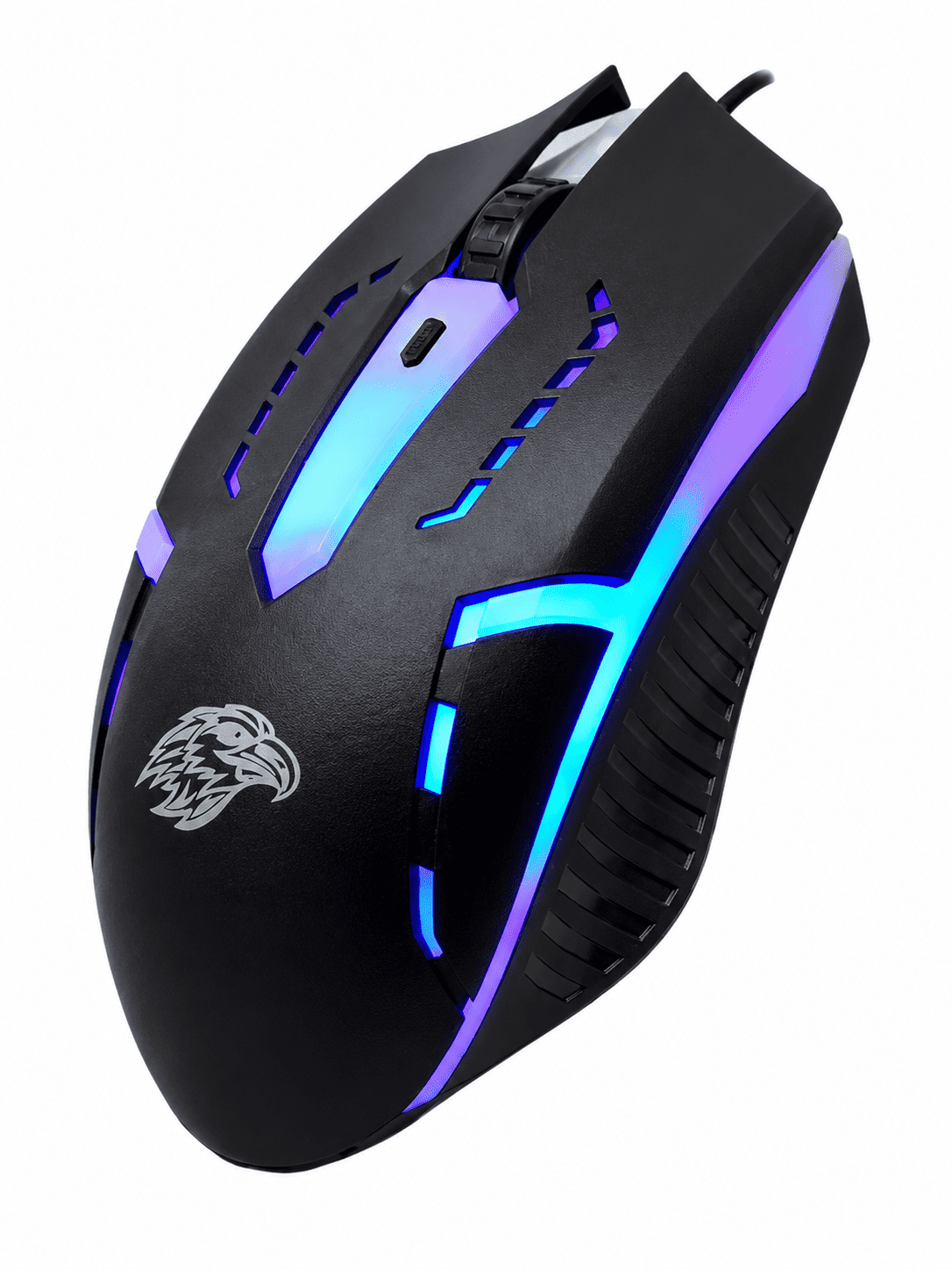 MOUSE GAMER USB K-MEX MOA8 LED 4 CORES 1600 DPI