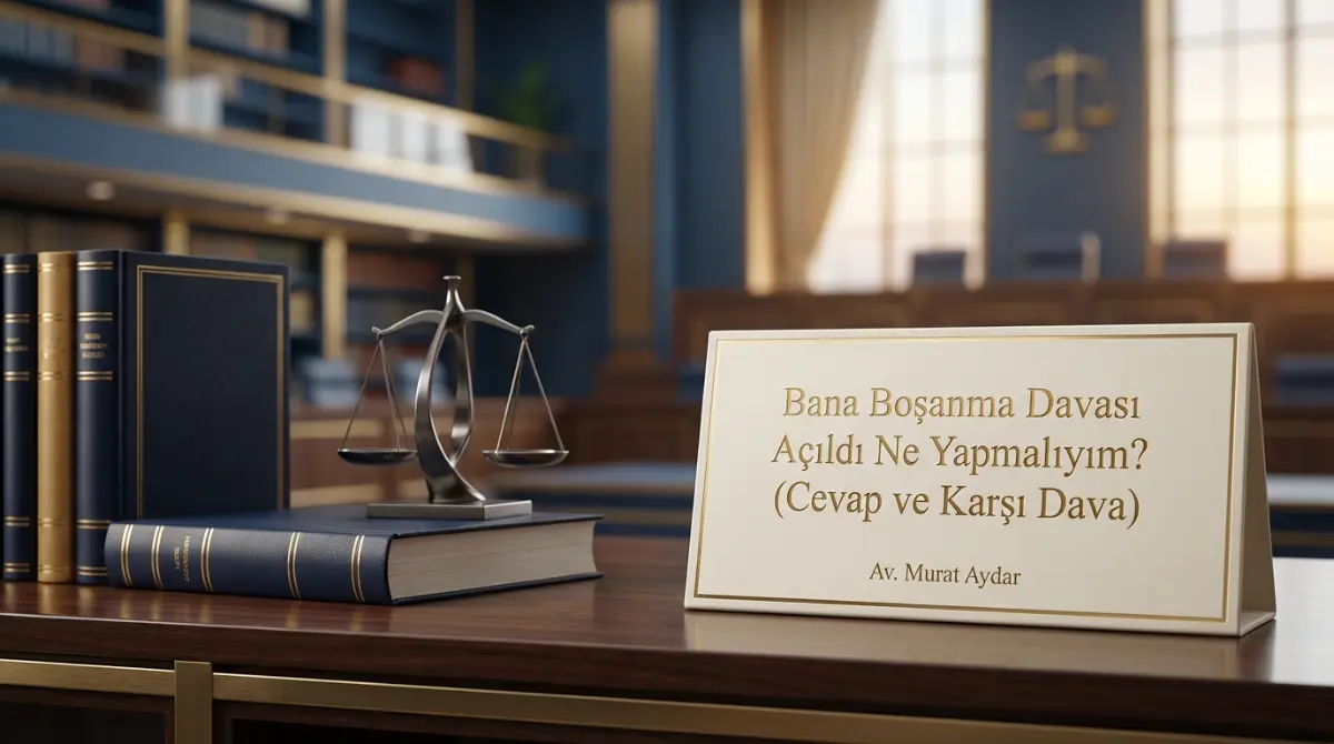 Bana Boşanma Davası Açıldı Ne Yapmalıyım? (Cevap ve Karşı Dava)