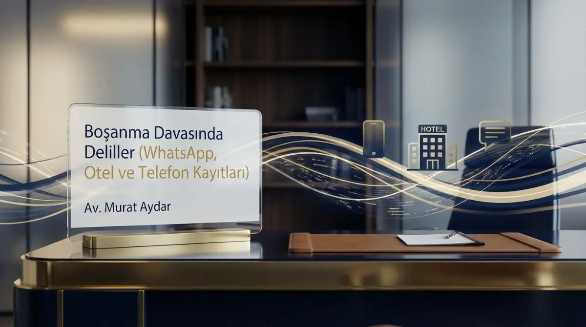 Boşanma Davasında Deliller (WhatsApp, Otel ve Telefon Kayıtları)