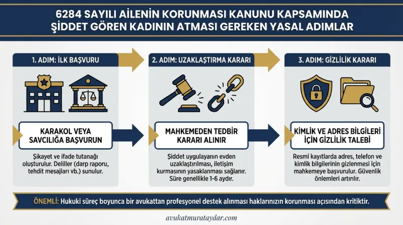 6284 Sayılı Kanun Kapsamında Koruma ve Uzaklaştırma Kararı Süreci
