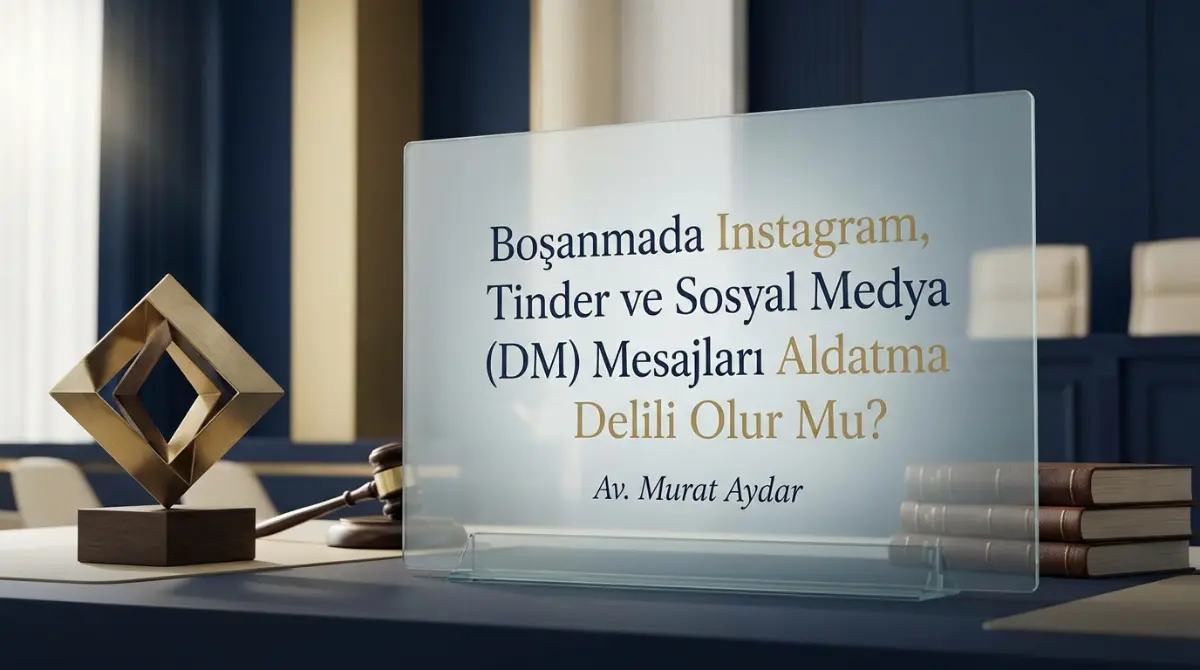 Boşanmada Instagram, Tinder ve Sosyal Medya (DM) Mesajları Aldatma Delili Olur Mu?