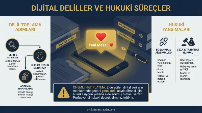 Telefona gelen şüpheli sosyal medya bildirimleri ve hukuki dosya bağlamı