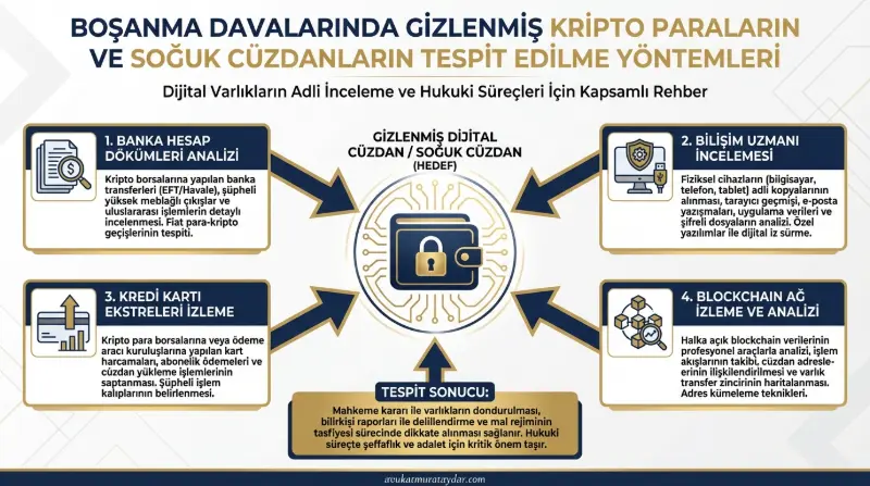 Boşanma Davasında Kripto Para Gizleme ve Tespit Yöntemleri