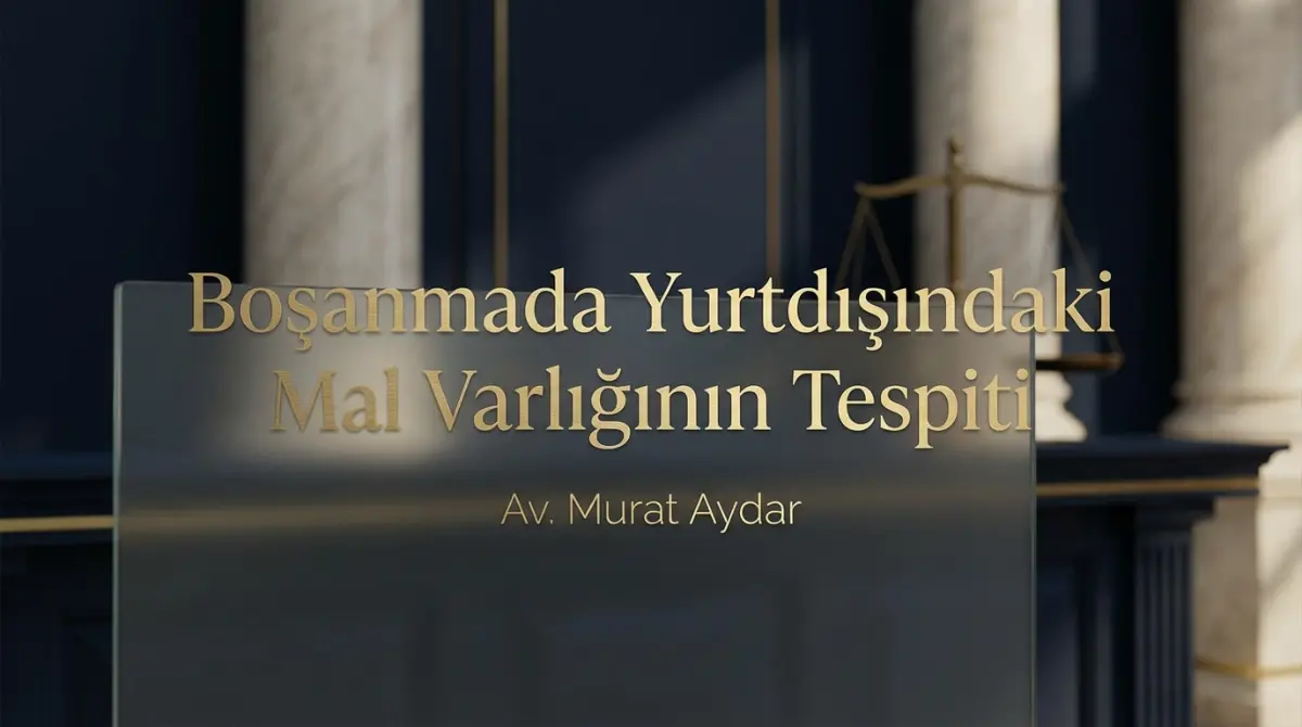 Boşanmada Yurtdışındaki Mal Varlığının Tespiti