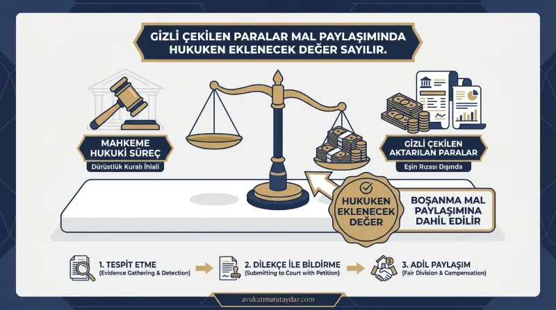 Banka hesap hareketlerinin mahkemece incelenmesi infografiği