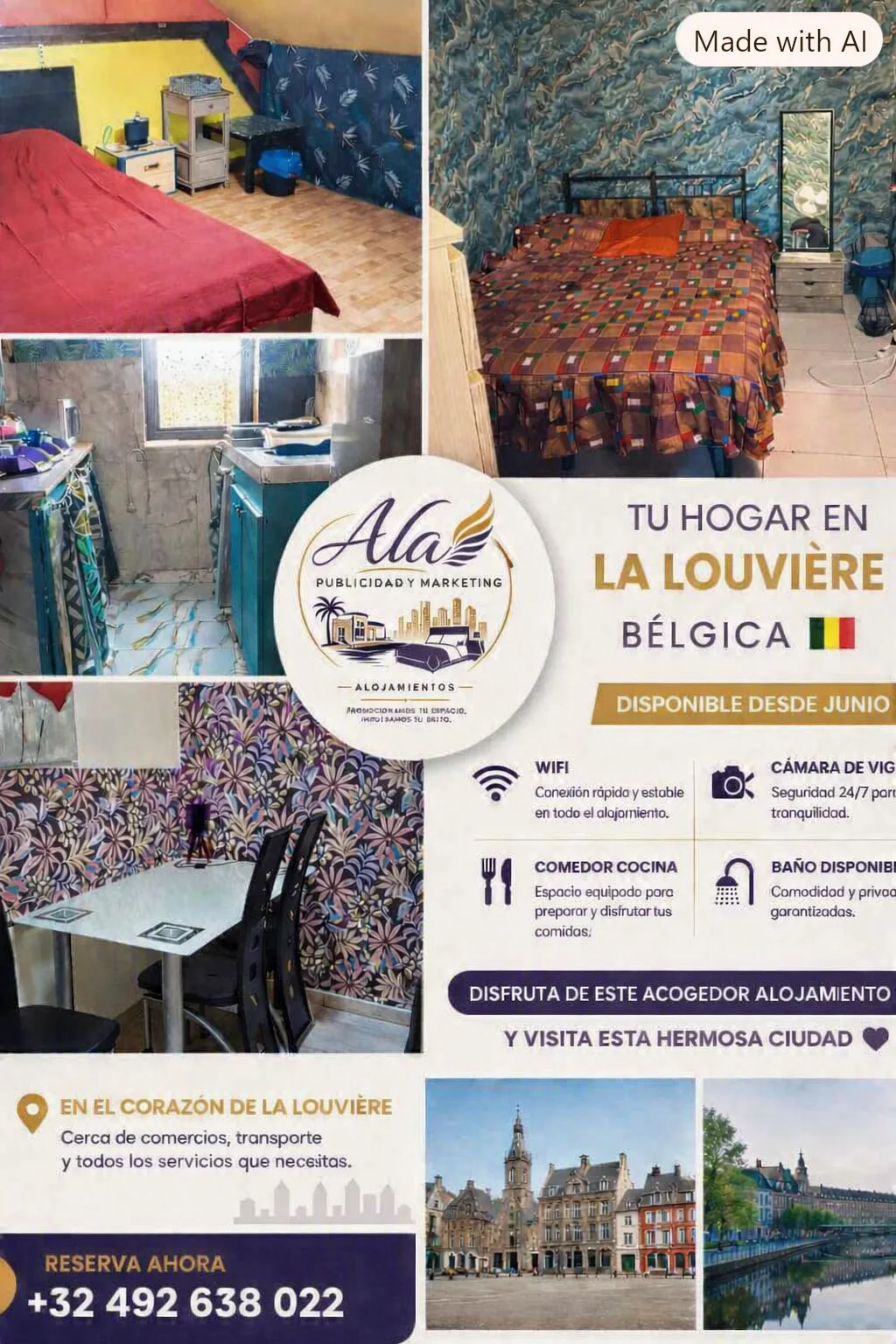 Apartamento Tu Hogar en La Louviere Ala