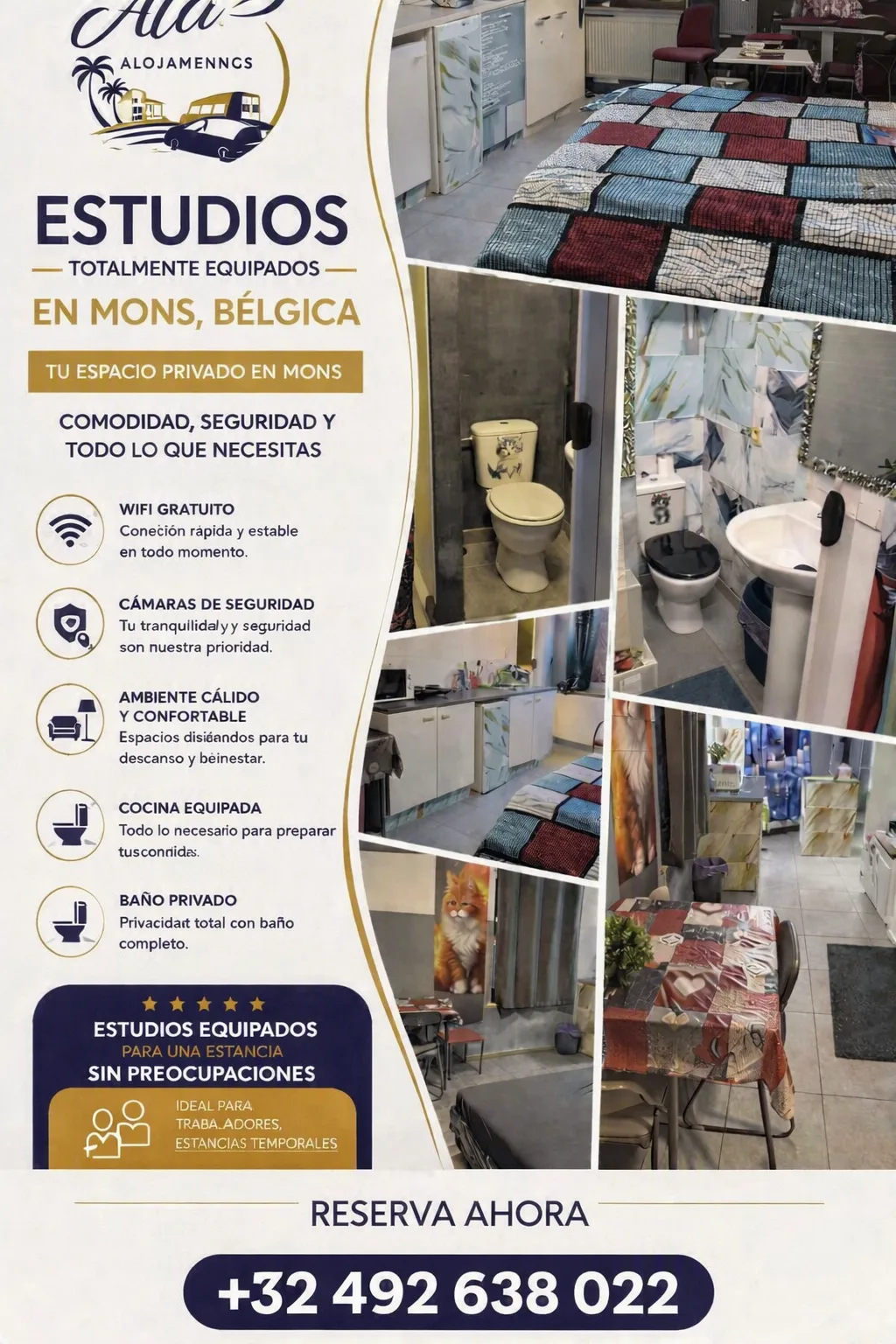Apartamentos Estudio Ala en Mons