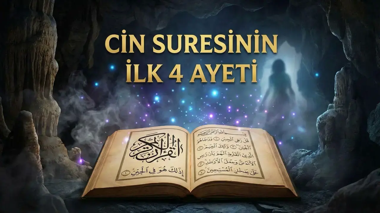 Cin Suresinin İlk 4 Ayeti: Arapçası, Türkçe Okunuşu ve Meali