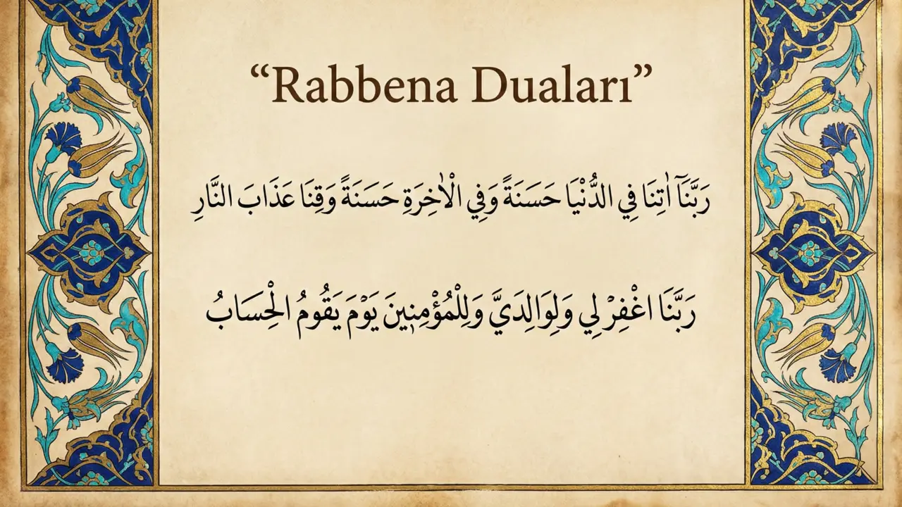 Rabbena Duası Arapçası