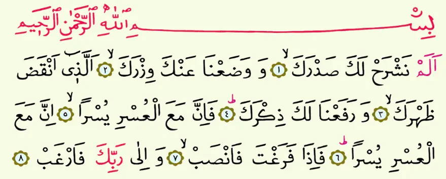 Kalplere Şifa ve Genişlik Veren İnşirah Suresi