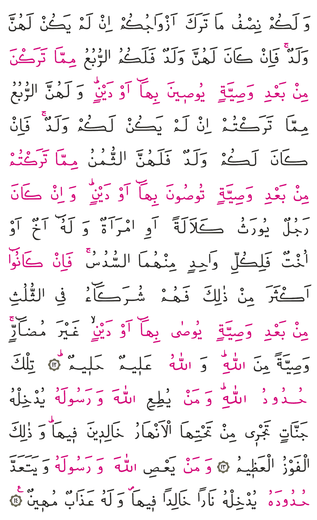 Nisa Sûresi - 78. Sayfa Arapçası